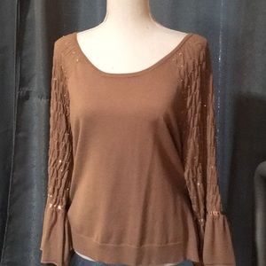 Newport News Tan Sweater